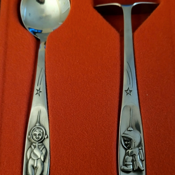 1969 WMF Mondmännchen Children's Cromargan 2 Pieces Top Original Packaging - EUC - Picture 3 of 7